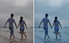 PS如何把不太好看的海水变成好看的蓝色缩略图