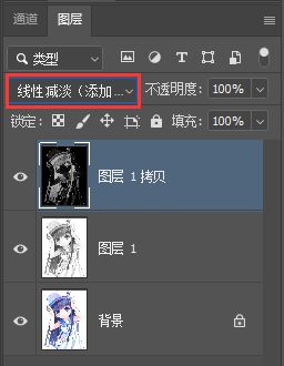 美工天堂PS如何把图片快速做出线稿效果